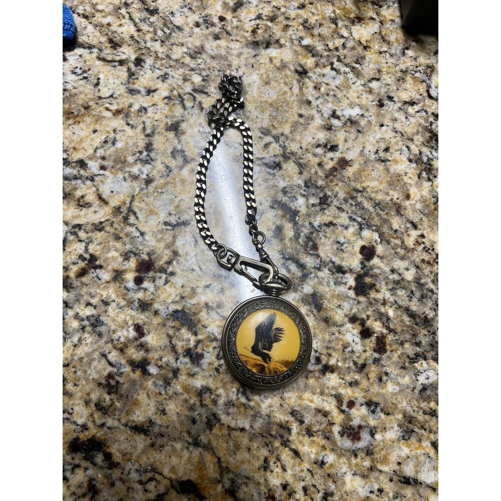 Majestic Watch Co. Signature Series Pocket Watch Phillip Crowe Eagle